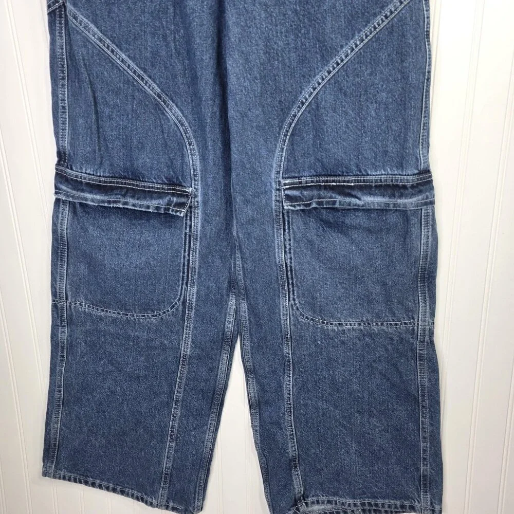 BDG Urban Outfitters Jeans Womens 28 Skater Baggy Wide Leg High Rise Cargo 32x31